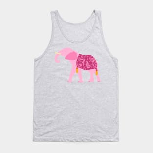 Pink Elephant Tank Top